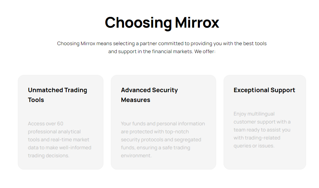 Why Choose Mirrox as your Forex Broker?