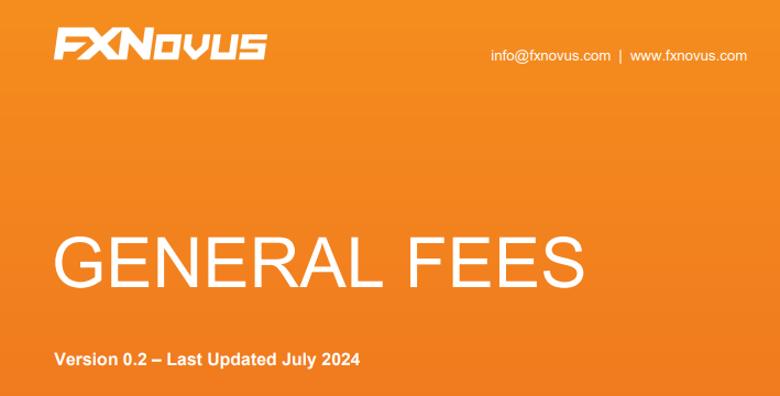 FXNovus withdrawal fees