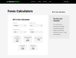 IC Markets Forex Trading Rechner